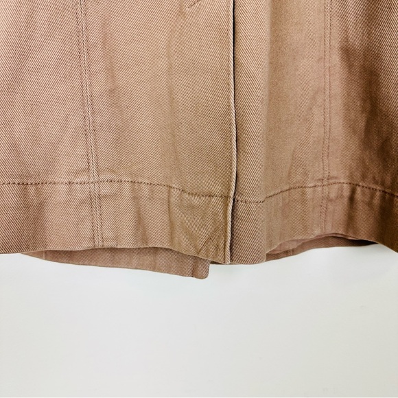 OLD NAVY Women’s Trench Coat Tan Double Breasted Cotton Twill, Size M - Picture 9 of 10